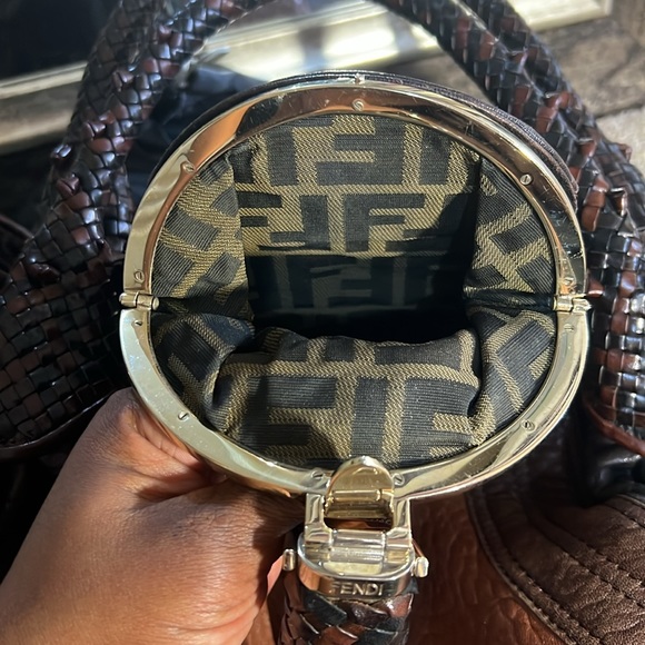 FENDI ALL LEATHER SPY BAG - Picture 3 of 16